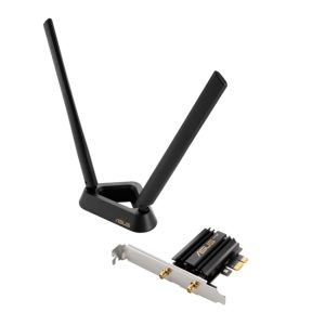 ASUS PCE-AXE59BT WiFi 6E PCI-E Adapter AXE5400 Triband, Bluetooth 5.2, PCI-Express x1