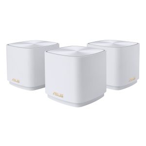 ASUS ZenWiFi XD5 WiFi 6 Mesh Router 3er-Pack Weiß AX3000 Dual-Band, 2x Gigabit LAN, AiMesh