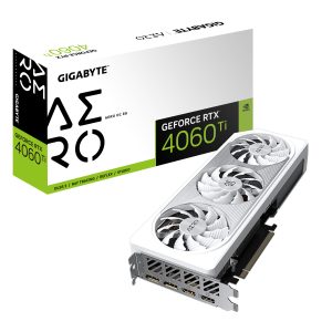 Gigabyte GeForce RTX 4060Ti AERO OC 8G Grafikkarte – 8GB GDDR6, 2x HDMI, 2x DP