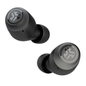 JLab Go Air Pop TWS in-Earphones Total more than 32 hours of play time, integrated MEMS microphone, water-proof