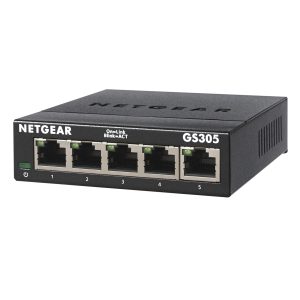 NETGEAR GS305 SOHO Unmanaged Switch [5x Gigabit Ethernet]