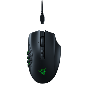 Razer Naga V2 Pro Cable MMO Gaming Mouse & # 8211; Gaming mouse with tiltable HyperScroll Pro- mouse wheel and 30K sensor