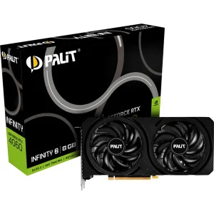 PALIT GeForce RTX 4060 Infinity 2 8GB GDDR6 Grafikkarte 3x DP 1x HDMI