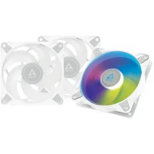 ARCTIC Gehäuselüfter P12 PWM PST A-RGB 0dB weiß 3er-Pack, 120 mm, 4-pin