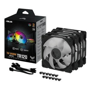 ASUS TUF GAMING TR120 ARGB 3x Gehäuselüfter schwarz, 120 mm, PWM