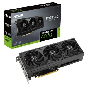 ASUS Prime GeForce RTX 4070 OC Gaming Grafikkarte, 12GB GDDR6X, 1x HDMI, 3x DP PCIe 4.0