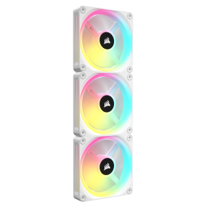 CORSAIR iCUE LINK QX120 RGB WHITE Starter-Kit | 120mm Gehäuselüfter