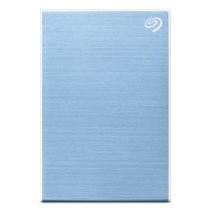 Seagate One Touch Passwort HDD 5TB Hellblau Externe Festplatte, USB 3.2 Gen 1×1