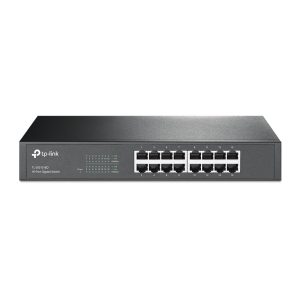 TP-Link TL-SG1016D 16-Port Switch (Gigabit, Rackmount, Auto MDI/MDIX)