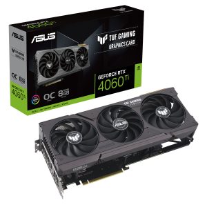 ASUS TUF Gaming GeForce RTX 4060 Ti OC Grafikkarte – 8GB GDDR6, 1x HDMI, 3x DP