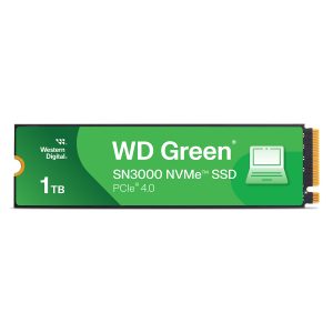 WD Green SN3000 SSD 1TB M.2 2280 PCIe Gen4 NVMe Internes Solid-State-Module