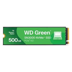 WD Green SN3000 SSD 500GB M.2 2280 PCIe Gen4 NVMe Internes Solid-State-Module