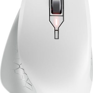 CHERRY Stream Maus Comfort, Kabellos Ergonomische 6-Tastenmaus speziell für Rechtshänder, Bis zu 4000 dpi Auflösung, AES-128 Verschlüsselung