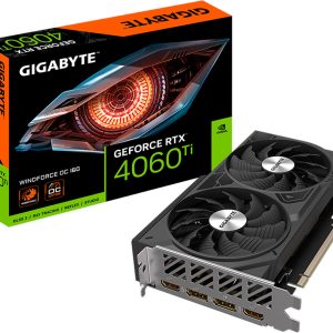 GIGABYTE GeForce RTX 4060 Ti Windforce OC Grafikkarte – 16GB GDDR6, 2x HDMI, 2x DP