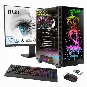 HYRICAN Rockstar SET02497 7384 Ryzen 5 5600G 16GB 1TB SSD Radeon Graphics + MSI PRO MP273AD LED monitor, 69cm (27 & # 8243;)