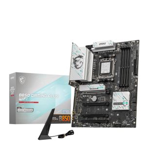 MSI B850 GAMING PLUS WIFI motherboard pedestal AM5