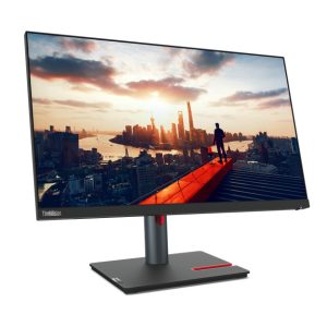 ThinkVision P24h-30 Business Monitor – IPS Panlel, QHD USB-C Power Delivery (100W), 155mm Tilt, 1x DisplayPort-Out 1.4 (Daisy Chain)