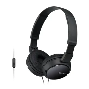 Sony MDR-ZX110AP On Ear Kopfhörer – Headsetfunktion faltbar Schwarz