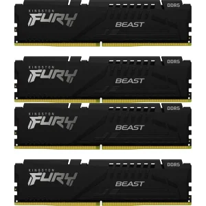 128GB (4x32GB) KINGSTON FURY Beast Black XMP DDR5-5200 CL40 RAM Speicher Kit