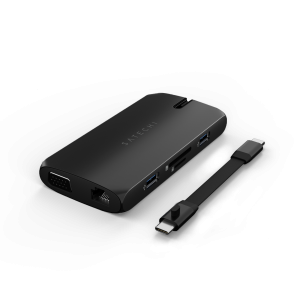 Satechi USB-C On-the-Go Multiport Adapter Black