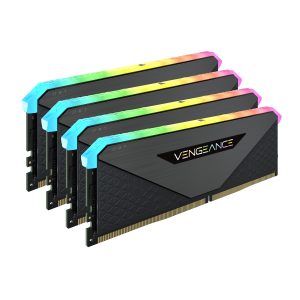 Corsair Vengeance RGB RT Schwarz 128GB Kit (4x32GB) DDR4-3600 CL18 DIMM Arbeitsspeicher