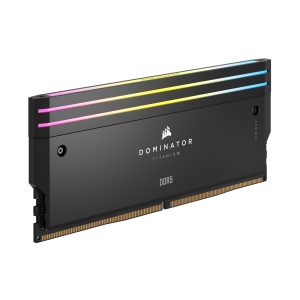 Corsair Dominator Titanium Schwarz 48GB (2x24GB) DDR5-6000 XMP Arbeitsspeicher, CL30, 1.4V