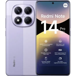 Xiaomi Redmi Note 14 Pro 5G 8/256GB Dual-SIM Smartphone lavender purple