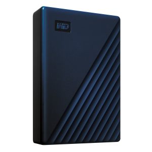 WD My Passport for Mac 4TB Blau Externe Festplatte, USB 3.2 Gen 1×1