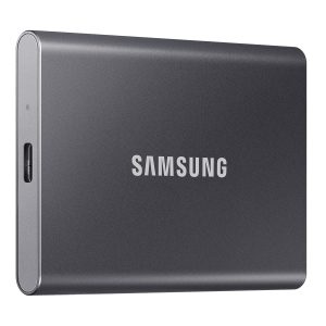 2er Pack Samsung Portable SSD T7 1TB Grau Externe Solid-State-Drive, USB 3.2 Gen 2×1