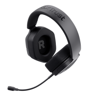 Trust Gaming GXT492 Carus Gaming Headset Leistungsstarkes, komfortables Over-Ear-Gaming-Headset für PC, Laptop und Konsolen, schwarz