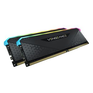 Corsair Vengeance RGB RS Schwarz 64GB Kit (2x32GB) DDR4-3200 CL16 DIMM Arbeitsspeicher