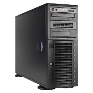 bluechip SERVERline T50307s – 4 HE Tower | 2x Intel Xeon Silver 4310 | 32 GB RAM | 2x 960 GB SSD