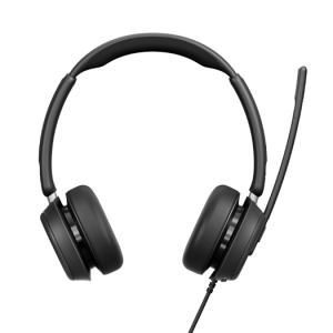 Epos IMPACT 860T, Stereo-Headset, Kabelgebunden MS Teams zertifiziert, 360-Grad-Busylight, Super-Wideband-Technologie