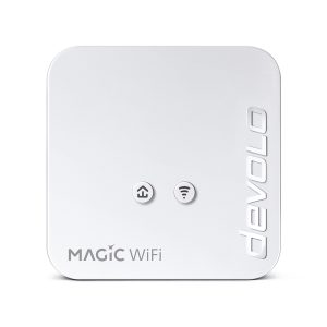 devolo Magic 1 WiFi mini Powerline Starter Kit Powerline bis zu 1.200 Mbit/s, WiFi 4 bis zu 300 Mbit/s, 1x LAN (pro Einheit)