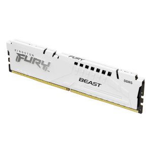 Kingston FURY Beast Weiß 64GB Kit (2x 32GB) DDR5-6000 EXPO DIMM Arbeitsspeicher, CL30-36-36, 1.4V
