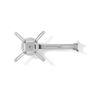 Nedis Projektorhalterung Vollbeweglich | 10 kg | drehbar | kippbar | Stahl | Silber