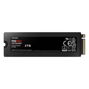 Samsung 990 PRO Heatsink SSD 2TB M.2 PCIe Gen4 NVMe Internes Solid-State-Module mit Kühlkörper