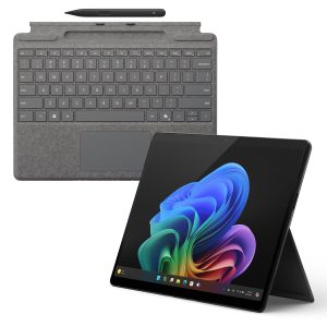 Microsoft Surface Pro 11 for Business Copilot+PC i7U 16GB 512GB inkl. Pro Keyboard mit SlimPen platin- 16GB – 512GB – i7U-2 – black