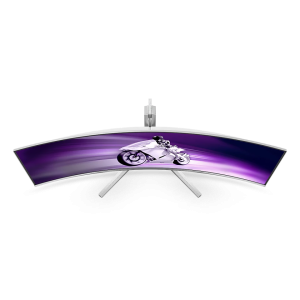 Philips Evnia 49M2C8900L 49 Zoll DQHD OLED Curved Gaming Monitor, 144 Hertz, 0,03ms GtG, HDR400, Ambiglow (5120×1440, HDMI 2.1, DisplayPort 1.4, USB-C