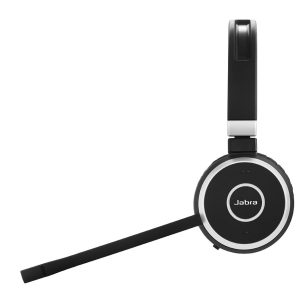 Jabra Evolve 65 TE Headset, Stereo, Wireless, Bluetooth Optimized for Unified Communication