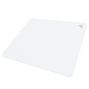 Razer Atlas mousepad white gaming mousepad made of tempered glass, micro-etched surface, dirt and scratch repellent