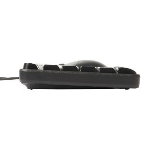 Rapoo Desktopset “NX1820”, QWERTZ (German) layout mouse with 1600-dpi sensor – Spray water protected