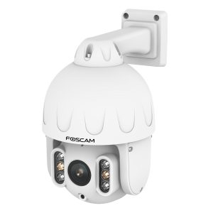Foscam SD8EP PoE Überwachungskamera Weiß 8MP (3840×2160), Power over Ethernet, Schwenk- und Neigefunktion, 4x optischer Zoom
