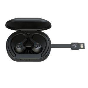 JLab Epic Air Sport ANC True Wireless Black – On-ear headphones (28 hours of battery life, built-in microphone)