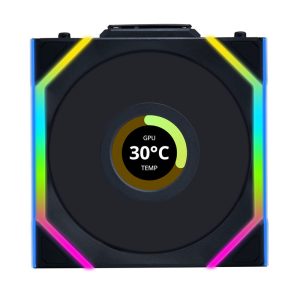 Lian Li UNI FAN SL Wireless LCD 120 ARGB Reverse Blade 3er-Pack | Gehäuselüfter