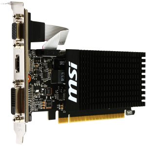MSI GeForce GT 710 2GD3H LP 2GB DDR3 graphics card – VGA/DVI/HDMI