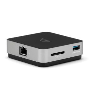 OWC Travel Dockingstation, 6 Ports, Gigabit Netzwerkanschluss, Bis zu 100 W Durchgangsleistung (USB-C), Kompatibel mit allen Thunderbolt 3 Macs & PCs