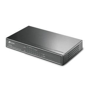 TP-Link 8-Port Switch (TL-SG1008P) [Gigabit LAN, 8x LAN Ports, 4x PoE, lüfterlos, Metallgehäuse]