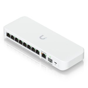 Ubiquiti Flex 2.5G Managed Switch 8x 2.5 Gigabit Ethernet, 1x 10G SFP+/RJ45 (PoE+) Combi Port
