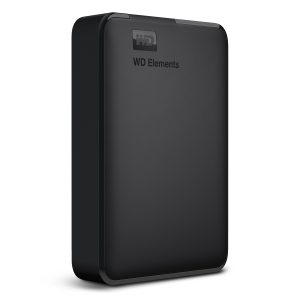 WD Elements Portable 6TB Black External Hard Drive, USB 3.2 Gen 1×1